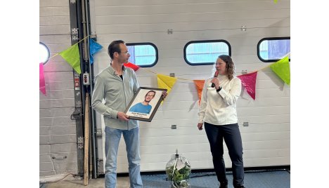 Arjan Baartman 25 jaar in dienst De Haan Verhuizingen