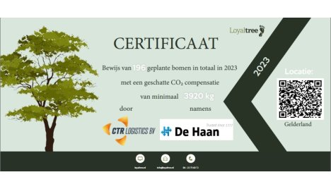 Certificaat Loyaltree 2023_ CTR_De Haan Verhuizingen