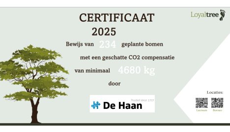 Certificaat Loyaltree 2025_De Haan Verhuizingen