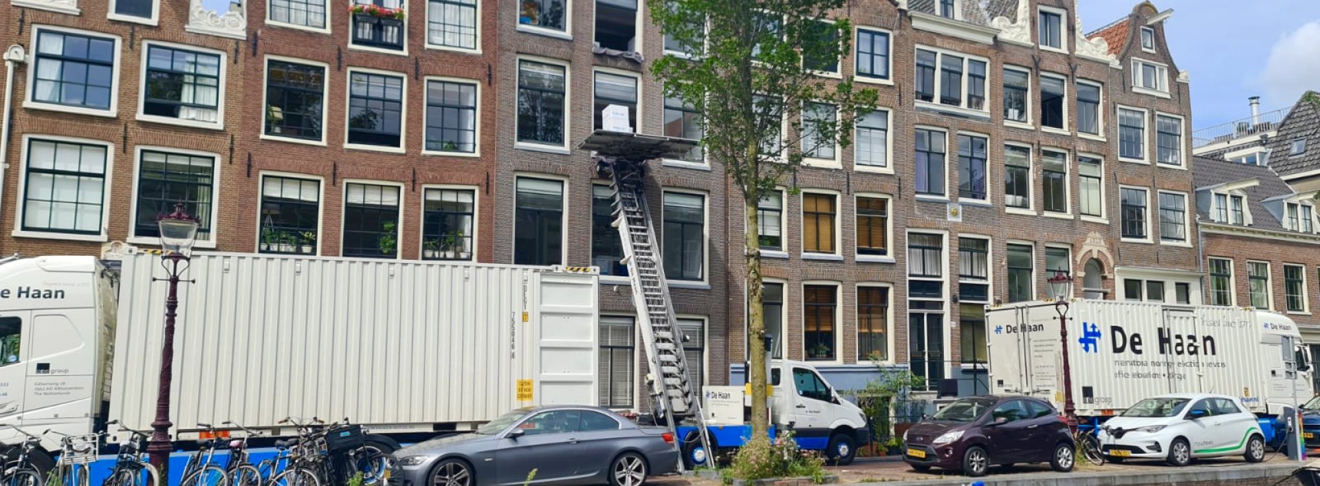 De Haan relocation moving in Amsterdam, Netherlands
