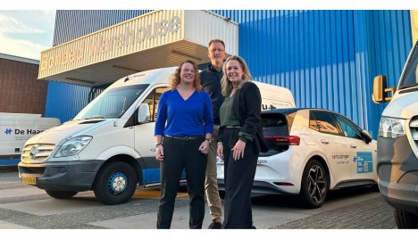 Facebook foto Madeline, Michiel en Linda