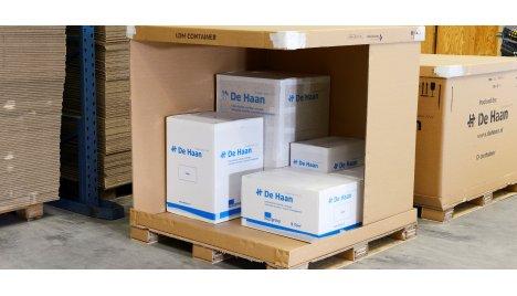 Luchtvracht doos pallet