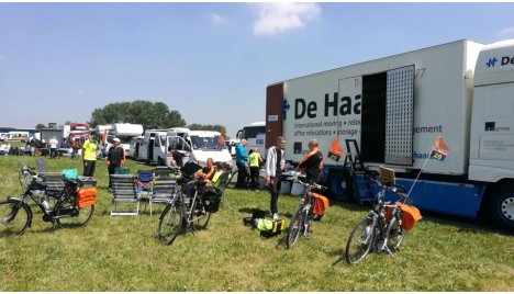De Haan vrachtwagen sponsort Roparun 2018