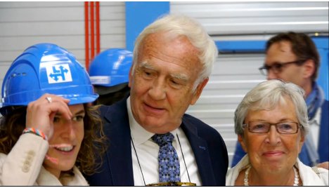 schaatster Ireen Wüst met Wim en Riet de Haan