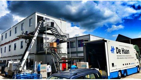 uitladen vrachtwagen